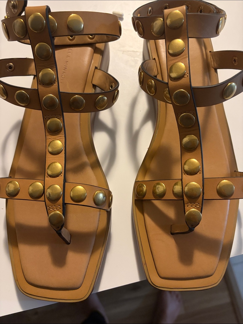 Rebecca Aria Studded Sandal size 9 New